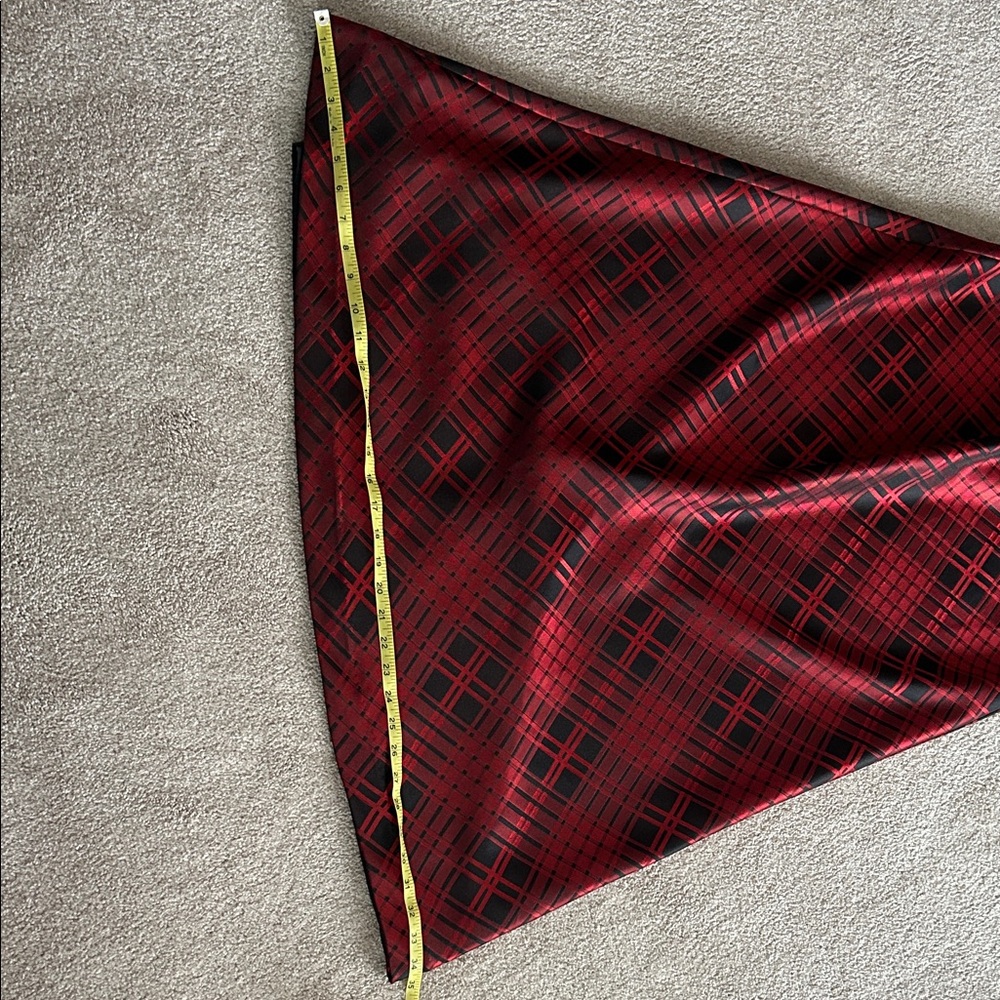 Alex Evenings Plaid Print Formal Maxi Skirt Size M - Picture 7 of 9